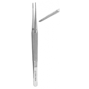CORICAMA Tweezer De Bakey Mini Atrauma Grooved 155MM